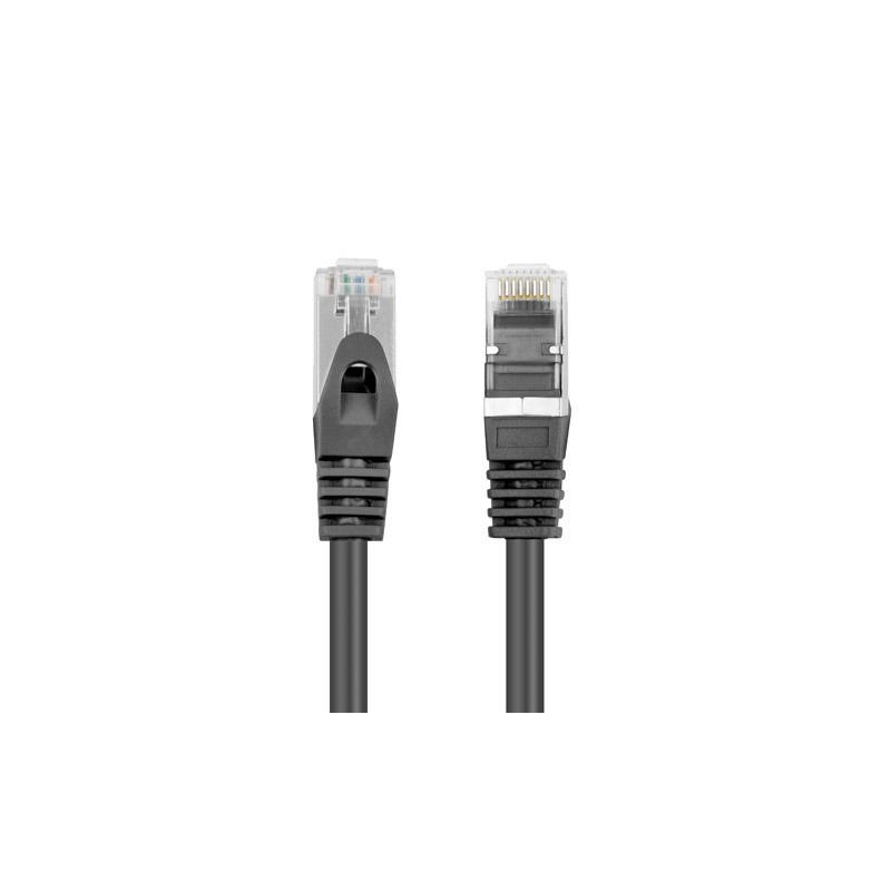 Patchcord Lanberg FTP kat.6 0,25m czarny