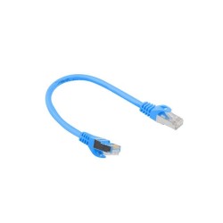 Patchcord Lanberg FTP kat.6 0,25m niebieski