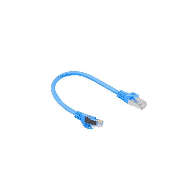Patchcord Lanberg FTP kat.6 0,25m niebieski