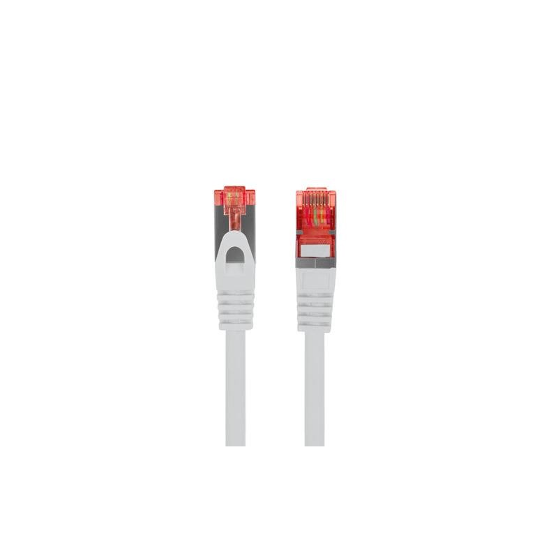 Patchcord Lanberg S/FTP kat.6 0,5m LSZH CU fluke passed szary