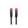 Patchcord Lanberg S/FTP kat.6 1m LSZH CU fluke passed czarny