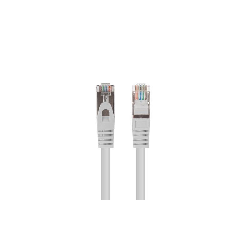 Patchcord Lanberg FTP kat.6 0,5m szary 10-pack