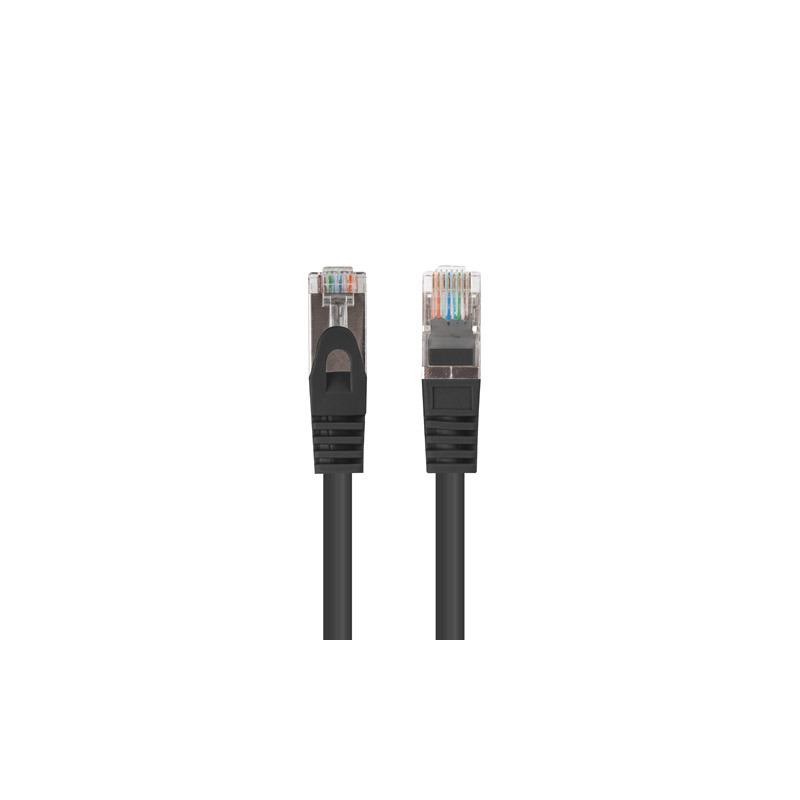 Patchcord Lanberg FTP kat.6 1,5m czarny 10-pack