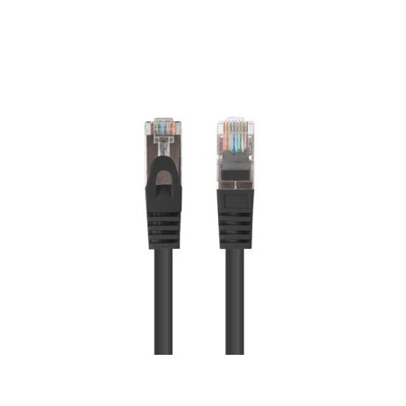Patchcord Lanberg FTP kat.6 1,5m czarny 10-pack