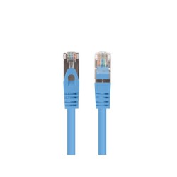 Patchcord Lanberg FTP kat.6 0,5m niebieski 10-pack