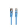 Patchcord Lanberg FTP kat.6 0,5m niebieski 10-pack