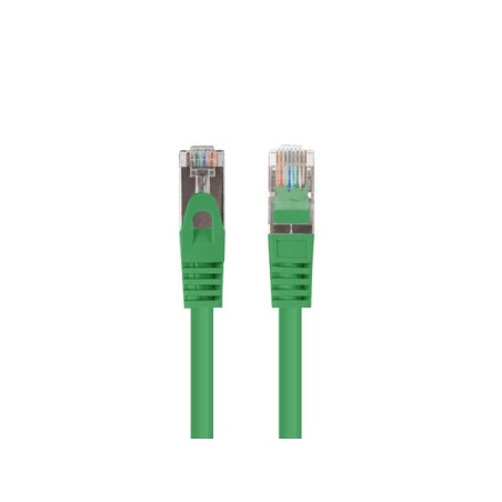 Patchcord Lanberg FTP kat.6 0,25m zielony 10-pack