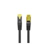 Patchcord Lanberg FTP kat.6A 0,25m LSZH CU fluke passed czarny