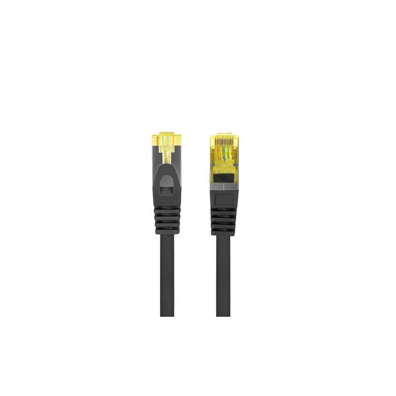 Patchcord Lanberg FTP kat.6A 0,5m LSZH CU fluke passed czarny