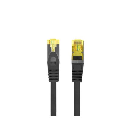 Patchcord Lanberg FTP kat.6A 1m LSZH CU fluke passed czarny