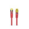 Patchcord Lanberg FTP kat.6A 0.5m LSZH CU fluke passed czerwony