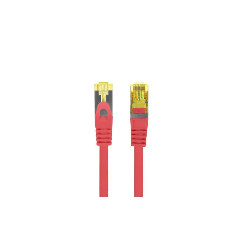 Patchcord Lanberg FTP kat.6A 1.5m LSZH CU fluke passed czerwony