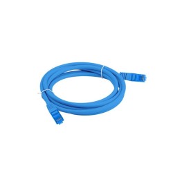 Patchcord Lanberg S/FTP kat.6A 0,5m LSZH CCA fluke passed niebieski