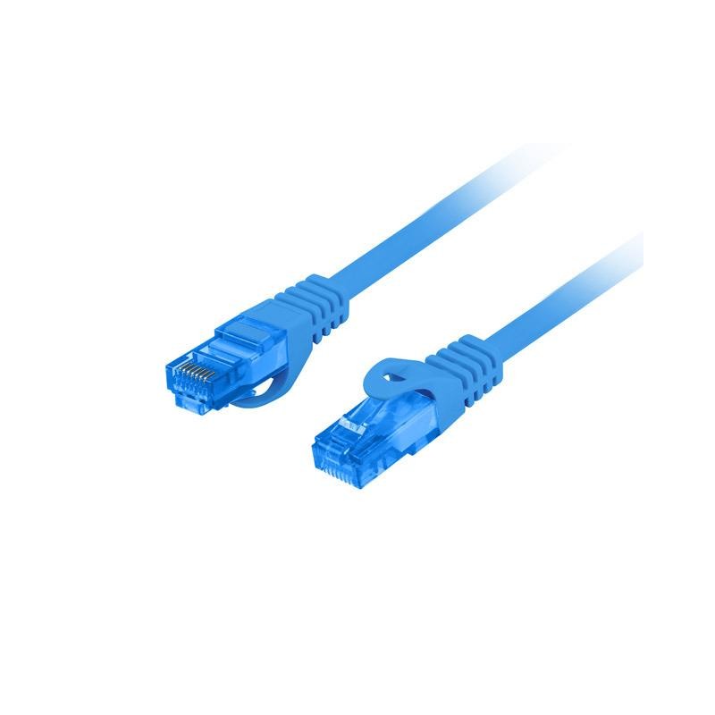Patchcord Lanberg S/FTP kat.6A 5m LSZH CCA fluke passed niebieski