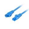 Patchcord Lanberg S/FTP kat.6A 5m LSZH CCA fluke passed niebieski