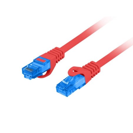 Patchcord Lanberg S/FTP kat.6A 10m LSZH CCA fluke passed czerwony
