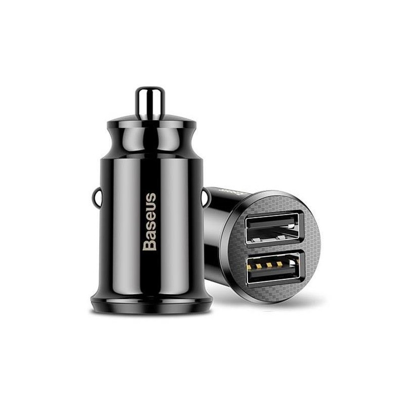 Ładowarka samochodowa Baseus Grain C8-K CCALL-ML01 3.1A z dwoma gniazdami USB