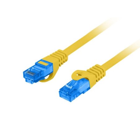 Patchcord Lanberg S/FTP kat.6A 10m LSZH CCA fluke passed żółty
