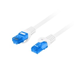 Patchcord Lanberg S/FTP kat.6A 1m LSZH CCA fluke passed biały