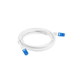 Patchcord Lanberg S/FTP kat.6A 2m LSZH CCA fluke passed biały
