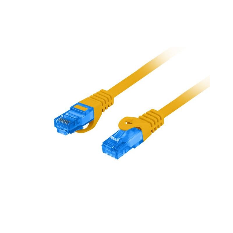 Patchcord Lanberg S/FTP kat.6A 1,5m LSZH CCA fluke passed pomarańczowy
