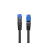 Patchcord Lanberg S/FTP kat.6A 0,25m LSZH CCA fluke passed czarny