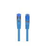 Patchcord Lanberg S/FTP kat.6A 0,25m LSZH CCA fluke passed niebieski