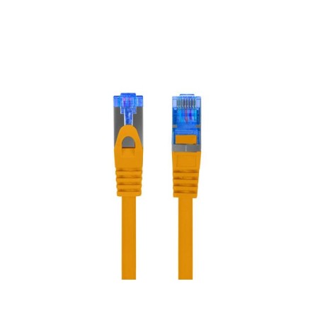 Patchcord Lanberg S/FTP kat.6A 0,25m LSZH CCA fluke passed pomarańczowy