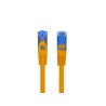 Patchcord Lanberg S/FTP kat.6A 0,25m LSZH CCA fluke passed pomarańczowy