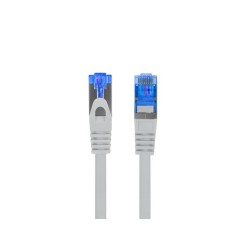 Patchcord Lanberg S/FTP kat.6A 0,25m LSZH CCA fluke passed szary