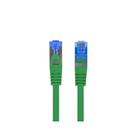 Patchcord Lanberg S/FTP kat.6A 0,25m LSZH CCA fluke passed zielony