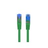 Patchcord Lanberg S/FTP kat.6A 0,25m LSZH CCA fluke passed zielony