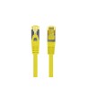 Patchcord Lanberg S/FTP kat.6A 3m LSZH CU fluke passed żółty