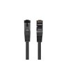 Patchcord Lanberg S/FTP kat.8.1 0,25m LSZH CU fluke passed czarny