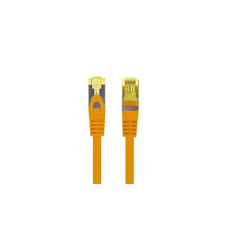 Patchcord Lanberg S/FTP kat.6A 3m LSZH CU fluke passed pomarańczowy