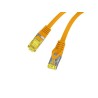 Patchcord Lanberg S/FTP kat.6A 3m LSZH CU fluke passed pomarańczowy