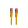 Patchcord Lanberg S/FTP kat.6 0,25m LSZH CU fluke passed pomarańczowy