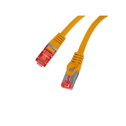 Patchcord Lanberg S/FTP kat.6 3m LSZH CU fluke passed pomarańczowy