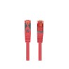 Patchcord Lanberg S/FTP kat.6 0,5m LSZH CU fluke passed czerwony
