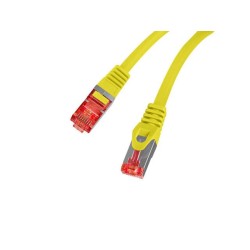 Patchcord Lanberg S/FTP kat.6 0,5m LSZH CU fluke passed żółty