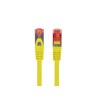 Patchcord Lanberg S/FTP kat.6 10m LSZH CU fluke passed żółty