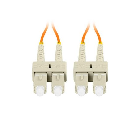 Patchcord światłowodowy Lanberg MM SC/UPC-SC/UPC DUPLEX 3.0mm OM2 50/125 LSZH 2m pomarańczowy