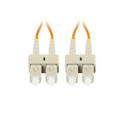 Patchcord światłowodowy Lanberg MM SC/UPC-SC/UPC DUPLEX 3.0mm OM2 50/125 LSZH 5m pomarańczowy