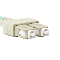 Patchcord światłowodowy Lanberg MM SC/UPC-SC/UPC DUPLEX 3.0mm OM3 50/125 LSZH 5m aqua
