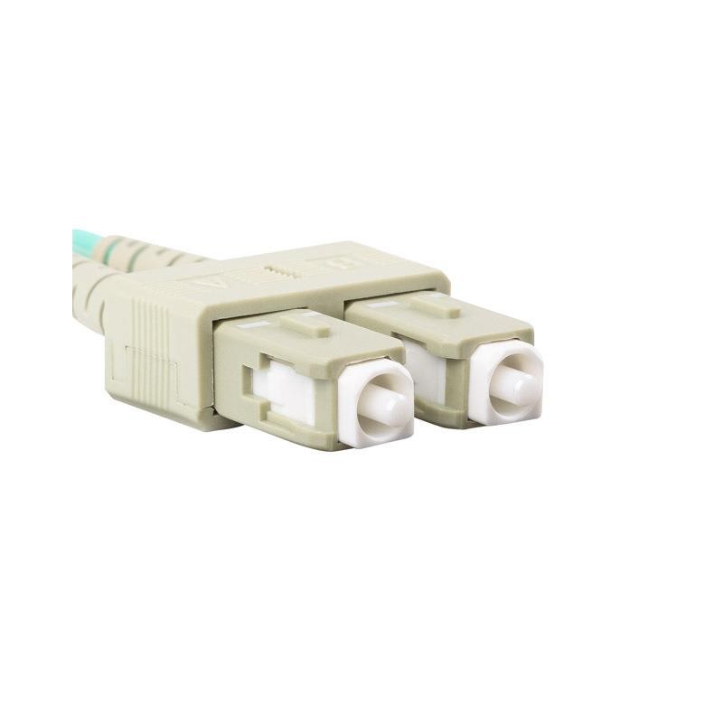 Patchcord światłowodowy Lanberg MM SC/UPC-SC/UPC DUPLEX 3.0mm OM3 50/125 LSZH 5m aqua