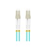 Patchcord światłowodowy Lanberg MM LC/UPC-LC/UPC DUPLEX 3.0mm OM3 50/125 LSZH 2m aqua