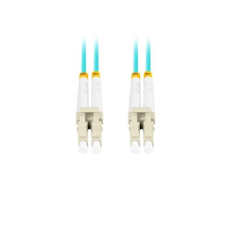 Patchcord światłowodowy Lanberg MM LC/UPC-LC/UPC DUPLEX 3.0mm OM3 50/125 LSZH 5m aqua