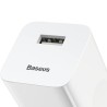 Ładowarka sieciowa Baseus QC3.0 FC67E CCALL-BX02 24W z gniazdem USB Quick Charge 3.0