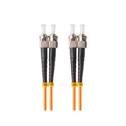 Patchcord światłowodowy Lanberg MM ST/UPC-ST/UPC DUPLEX 3.0MM OM2 50/125 LSZH 15m pomarańczowy