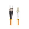 Patchcord światłowodowy Lanberg MM ST/UPC-LC/UPC DUPLEX 3.0MM OM2 50/125 LSZH 5m pomarańczowy